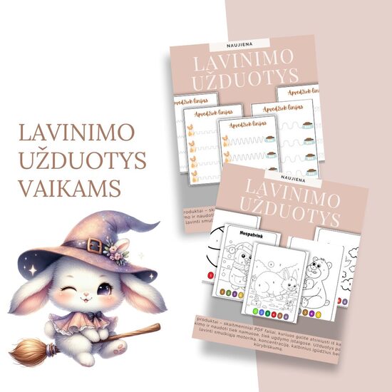 Lavinimo užduotys vaikams